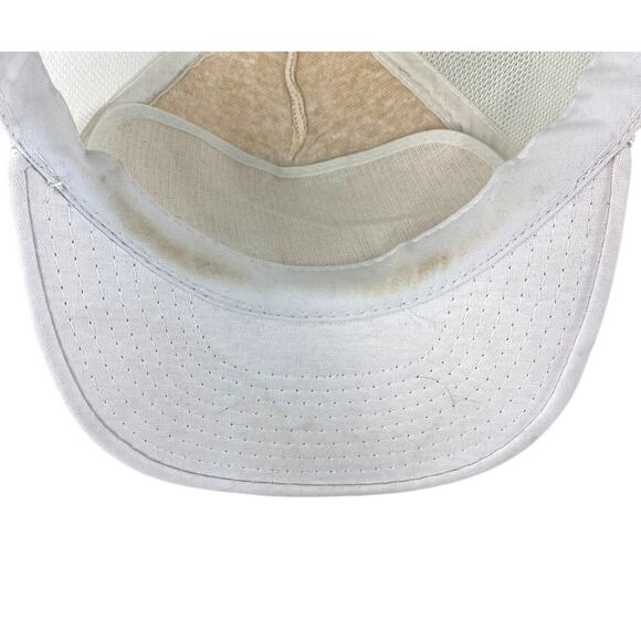 Vtg 80s Chicago Bears White Mesh Super Bowl XX Champions Hat Trucker Patch Cap - Picture 7 of 8